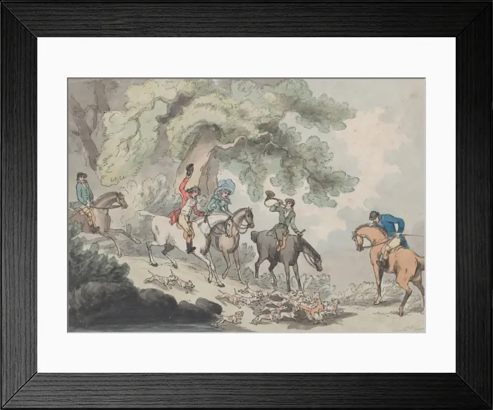 Framed Print : The Hunter (from The Life of a Racehourse, or The High-Mettled Racer), July 20, 1789 Framed Print : The Hunter (from The Life of a Racehourse, or The High-Mettled Racer), July 20, 1789