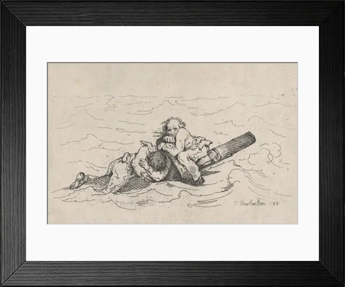 Framed Print : Misery, 1785. 1785. Creator: Thomas Rowlandson Framed Print : Misery, 1785. 1785. Creator: Thomas Rowlandson