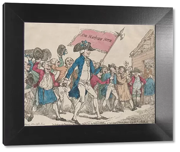Bostonian Electors of L-Shire, 1790. 1790. Creator: Thomas Rowlandson