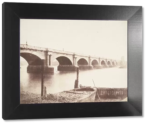 Old Waterloo Bridge, London, ca. 1846. Creator: William Henry Fox Talbot