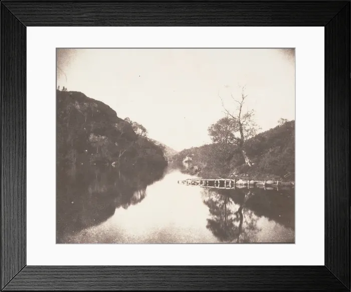 Framed Print : Loch Katrine Pier, Scene of the Lady of the Lake, October 1844 Framed Print : Loch Katrine Pier, Scene of the Lady of the Lake, October 1844