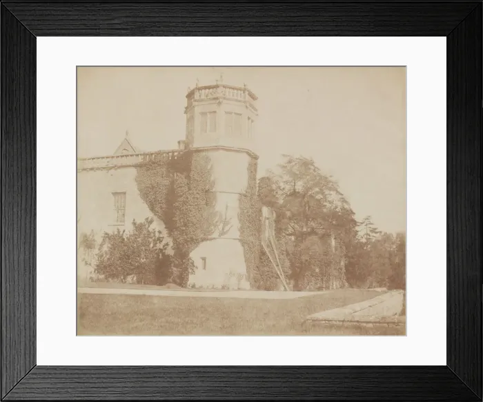 Framed Print : The Tower of Lacock Abbey, before February 1845. Creator: William Henry Fox Talbot Framed Print : The Tower of Lacock Abbey, before February 1845. Creator: William Henry Fox Talbot