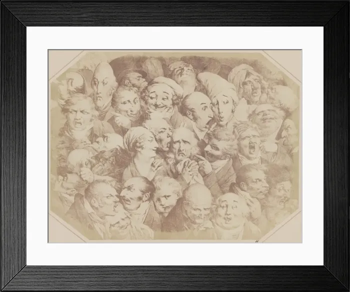 Framed Print : Copy of a Lithographic Print, before May 1844. Creator: William Henry Fox Talbot Framed Print : Copy of a Lithographic Print, before May 1844. Creator: William Henry Fox Talbot