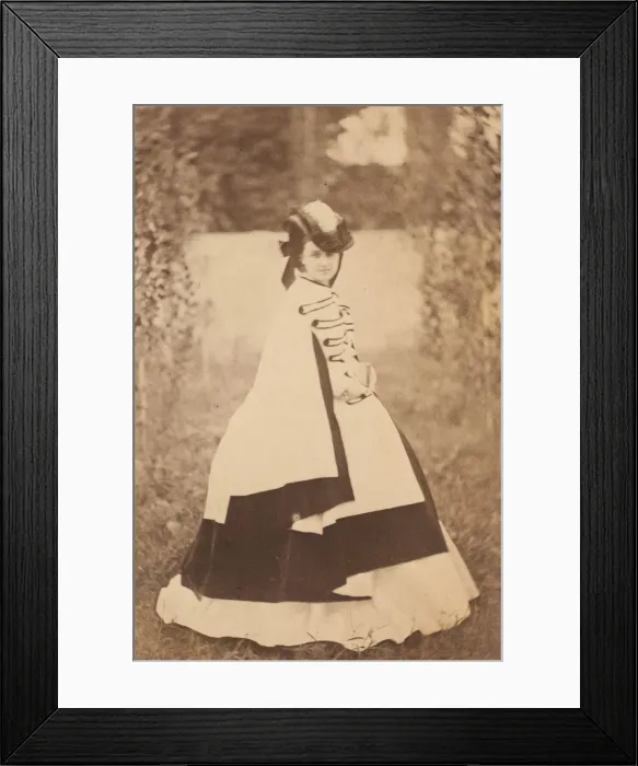Framed Print : La robe d ete, 1860s. Creator: Pierre-Louis Pierson Framed Print : La robe d ete, 1860s. Creator: Pierre-Louis Pierson