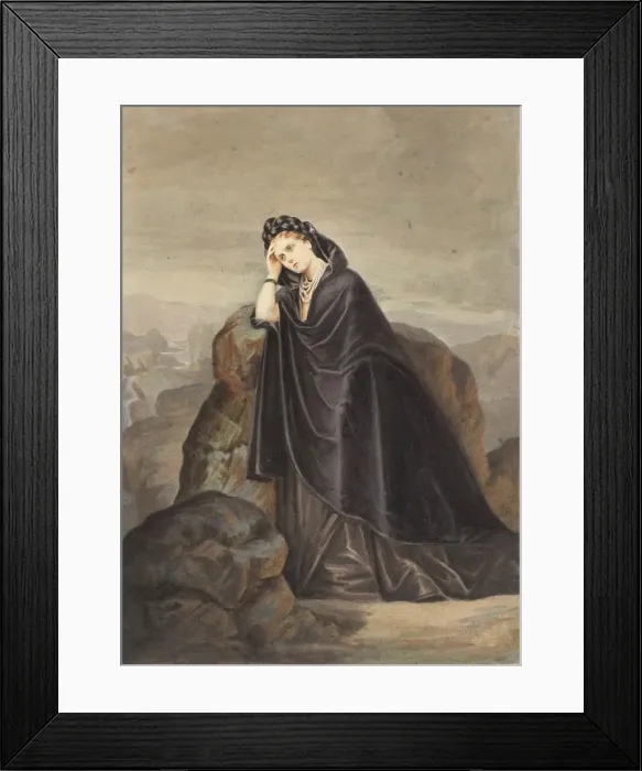 Framed Print : Beatrix, 1856-57, printed 1861-67. Creators: Pierre-Louis Pierson, Unknown Framed Print : Beatrix, 1856-57, printed 1861-67. Creators: Pierre-Louis Pierson, Unknown