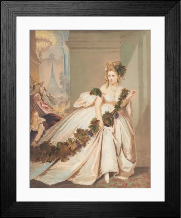 Framed Print : La Frayeur, 1861-67. Creators: Pierre-Louis Pierson, Unknown Framed Print : La Frayeur, 1861-67. Creators: Pierre-Louis Pierson, Unknown