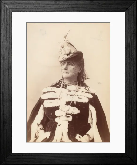 Framed Print : Le Manteau d Hermine, August 31, 1895. Creator: Pierre-Louis Pierson Framed Print : Le Manteau d Hermine, August 31, 1895. Creator: Pierre-Louis Pierson