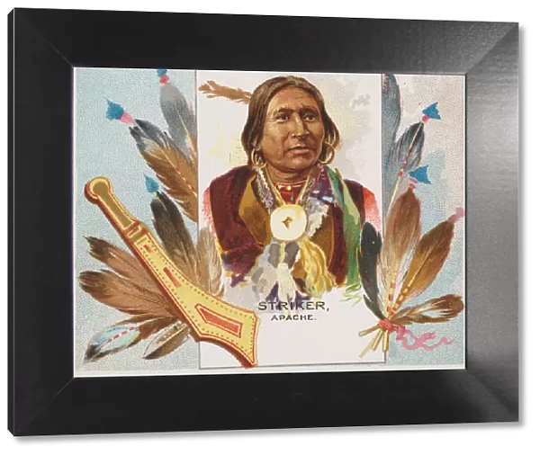 Striker, Apache, from the American Indian Chiefs series (N36) for Allen &