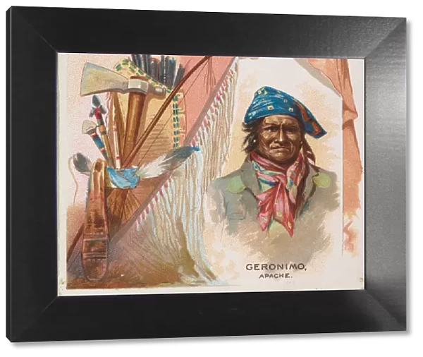 Geronimo, Apache, from the American Indian Chiefs series (N36) for Allen &