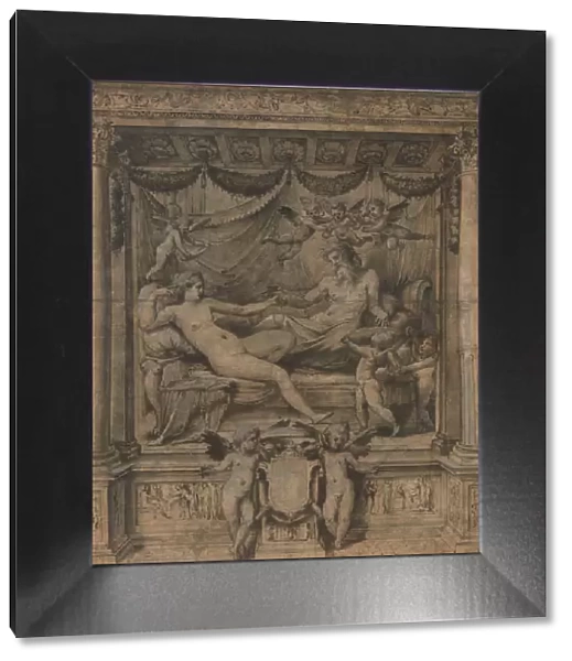 Jupiter and Juno: Study for the Furti di Giove Tapestries, ca. 1532-35