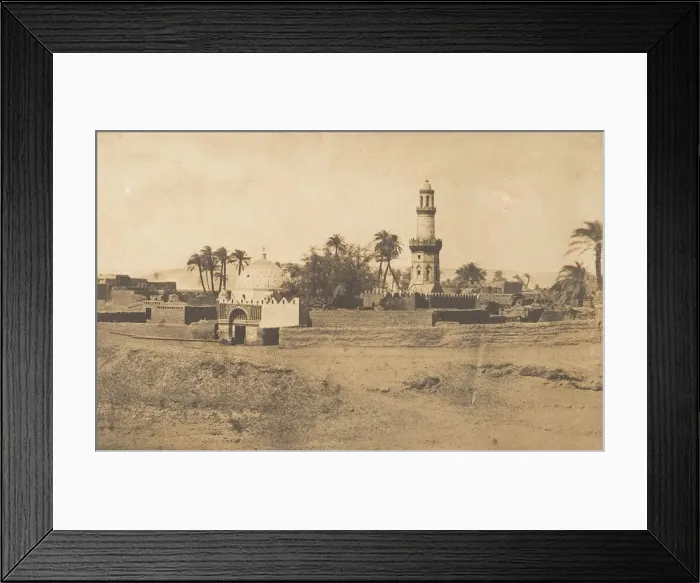 Framed Print : Mosquee d El-Arif et Tombeau de Mourad-Bey, a Souhadj, 1849-50 Framed Print : Mosquee d El-Arif et Tombeau de Mourad-Bey, a Souhadj, 1849-50