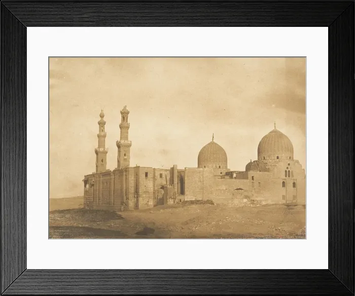 Framed Print : Vue generale de la Mosquee et du Tombeau de Sultan Bezkouk, El-Melek Framed Print : Vue generale de la Mosquee et du Tombeau de Sultan Bezkouk, El-Melek