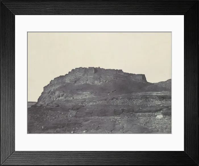 Framed Print : Nubie. Forteresse D Ibrym (Ancienne Premmis). Vue prise au sud. 1850 Framed Print : Nubie. Forteresse D Ibrym (Ancienne Premmis). Vue prise au sud. 1850