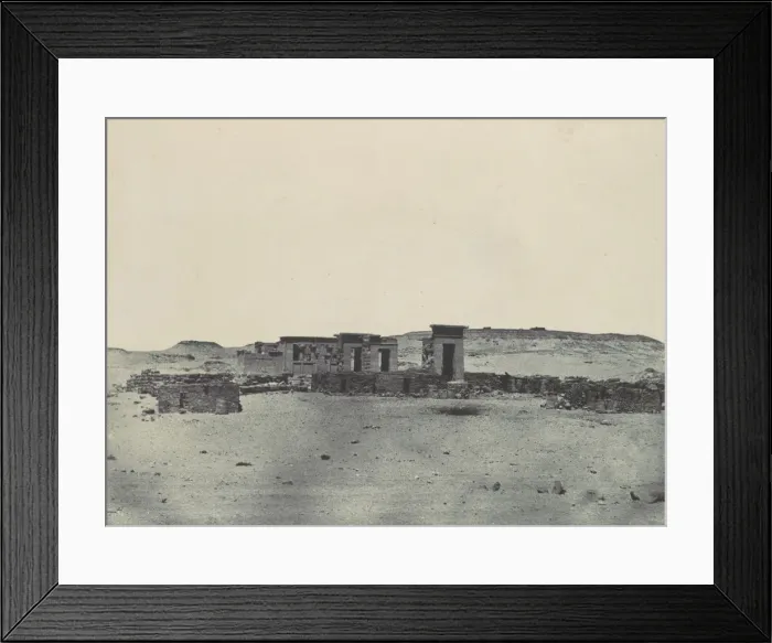 Framed Print : Nubie. Temple et Village de Debod. Parembole de l itineraire d Antonin Framed Print : Nubie. Temple et Village de Debod. Parembole de l itineraire d Antonin