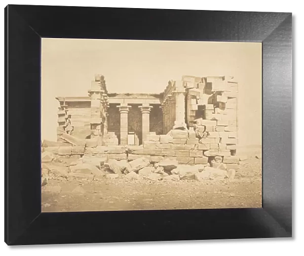 Vue du Temple de Maharakka (Hiera-Sycaminos), April 5, 1850. Creator: Maxime du Camp