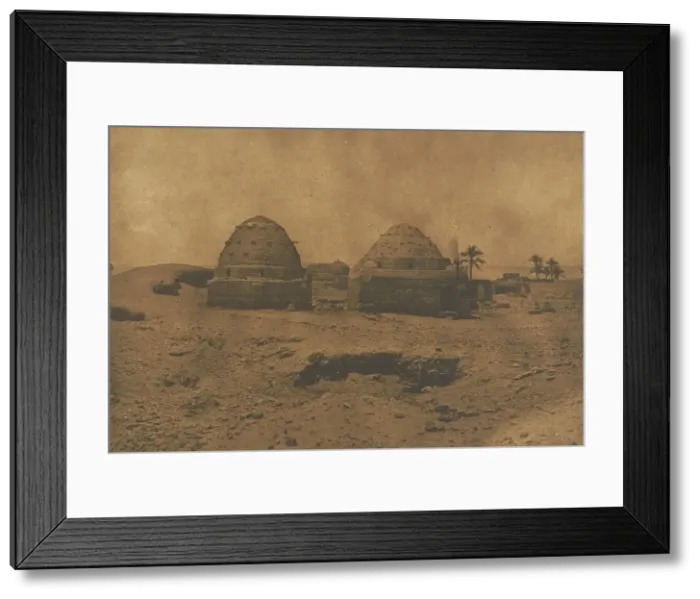 Framed Print : Tombeaux Musulmans a Herment, 1849-50. Creator: Maxime du Camp Framed Print : Tombeaux Musulmans a Herment, 1849-50. Creator: Maxime du Camp