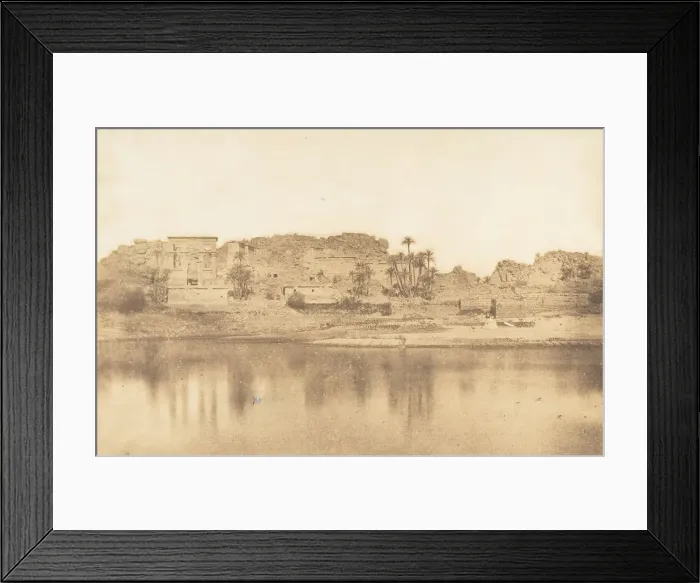 Framed Print : Vue generale de l ile de Philae, prise de l Est, 1849-50 Framed Print : Vue generale de l ile de Philae, prise de l Est, 1849-50