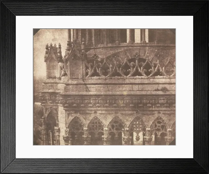 Framed Print : Cathedral at Orleans, June 21, 1843. Creator: William Henry Fox Talbot Framed Print : Cathedral at Orleans, June 21, 1843. Creator: William Henry Fox Talbot