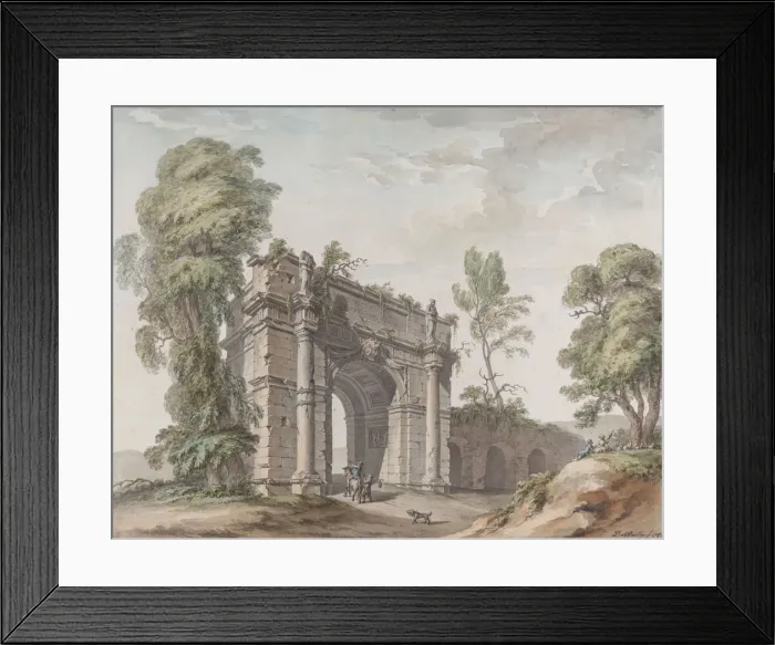 Framed Print : Design for a Triumphal Arch for the Gardens at Chateau d Enghien, Belgium, 1782 Framed Print : Design for a Triumphal Arch for the Gardens at Chateau d Enghien, Belgium, 1782