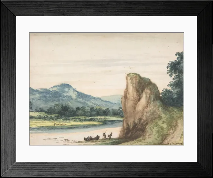 Framed Print : Landscape, mid-17th century. Creator: Allart van Everdingen Framed Print : Landscape, mid-17th century. Creator: Allart van Everdingen