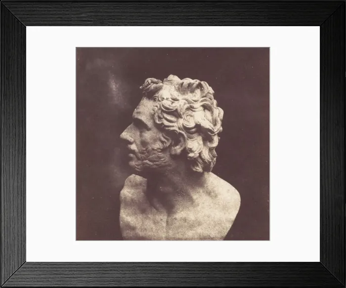 Framed Print : Bust of Patroclus, August 9, 1843. Creator: William Henry Fox Talbot Framed Print : Bust of Patroclus, August 9, 1843. Creator: William Henry Fox Talbot