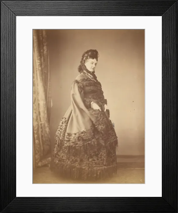 Framed Print : Le Caracul (L Astrakhan), 1860s. Creator: Pierre-Louis Pierson Framed Print : Le Caracul (L Astrakhan), 1860s. Creator: Pierre-Louis Pierson
