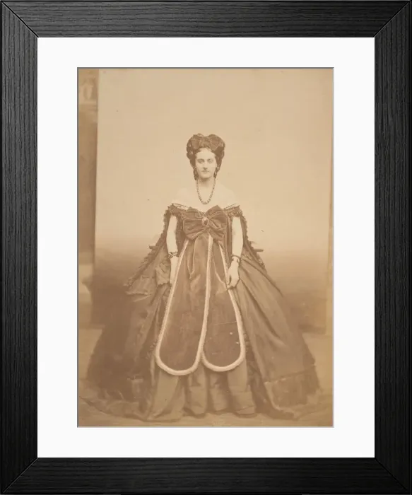 Framed Print : Le noeud rouge, 1860s. Creator: Pierre-Louis Pierson