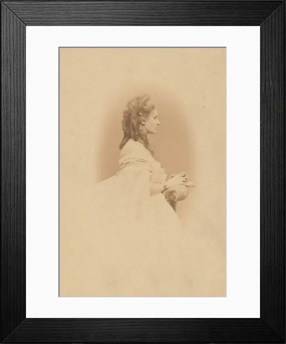 Framed Print : Priere, 1860s. Creator: Pierre-Louis Pierson Framed Print : Priere, 1860s. Creator: Pierre-Louis Pierson