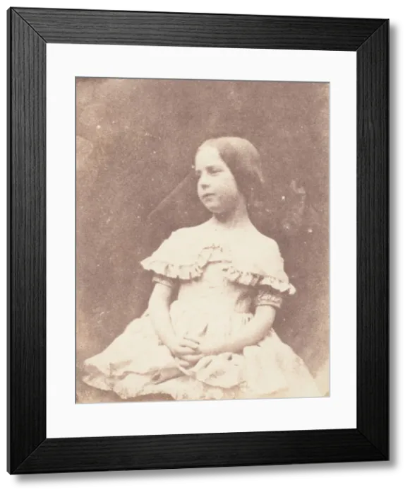 Framed Print : [The Photographers Daughter], ca. 1842. Creator: William Henry Fox Talbot