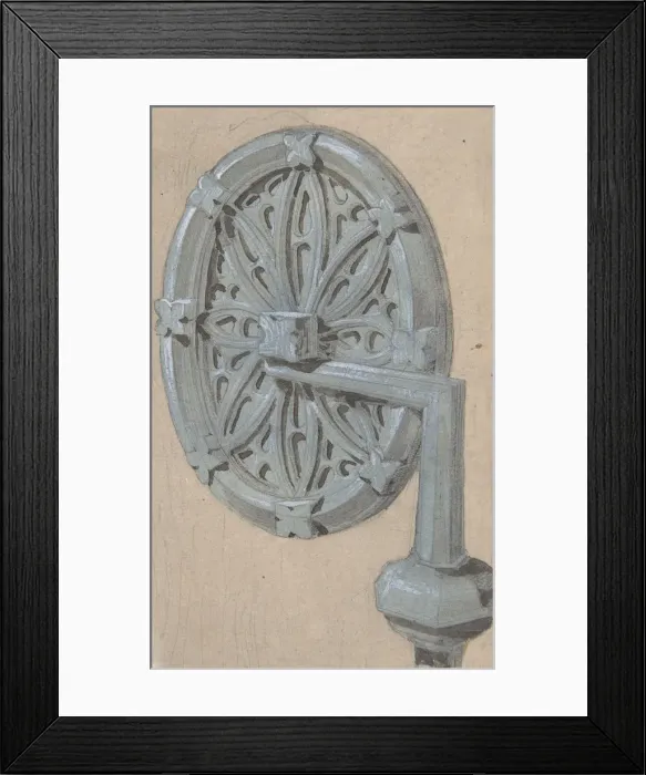 Framed Print : Metal Ecclesiastical Object, second half 19th century. Creator: Anon Framed Print : Metal Ecclesiastical Object, second half 19th century. Creator: Anon