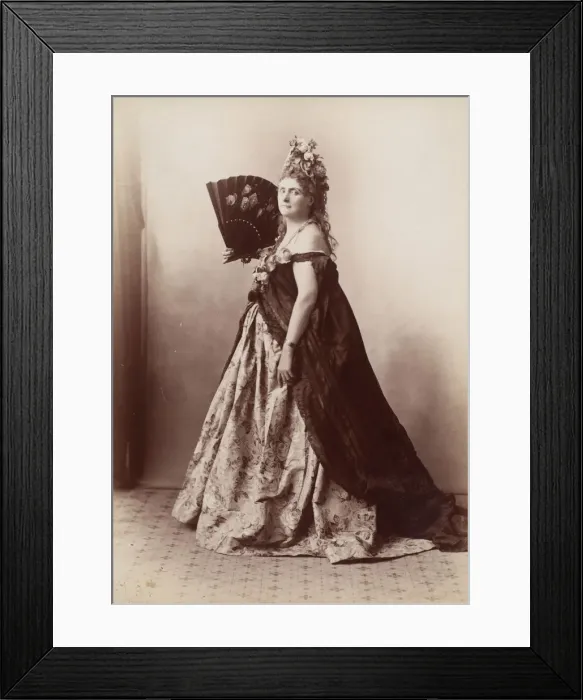 Framed Print : [Countess de Castiglione, from Serie des Roses], 1895. Creator: Pierre-Louis Pierson