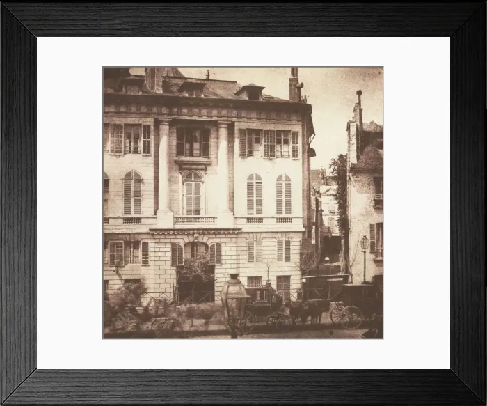 Framed Print : [Street Scene, Paris], 1843. Creator: William Henry Fox Talbot