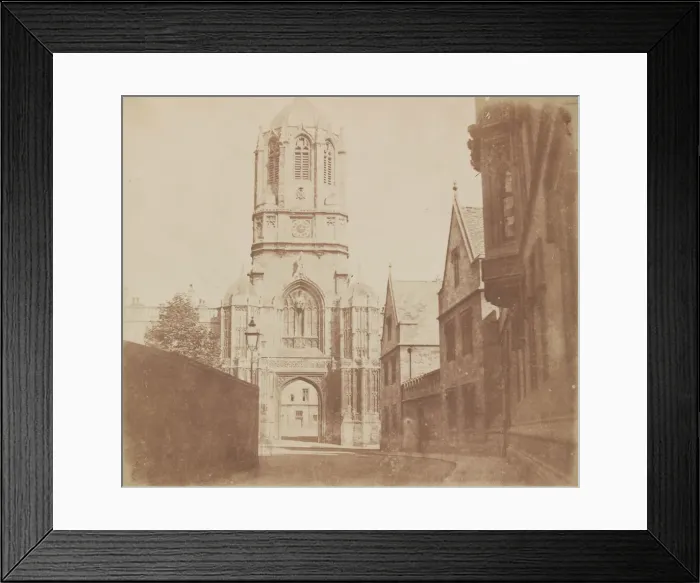 Framed Print : Gate of Christchurch, before September 1844. Creator: William Henry Fox Talbot Framed Print : Gate of Christchurch, before September 1844. Creator: William Henry Fox Talbot