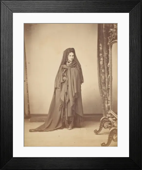 Framed Print : Serie a la Ristori, 1860s. Creator: Pierre-Louis Pierson Framed Print : Serie a la Ristori, 1860s. Creator: Pierre-Louis Pierson