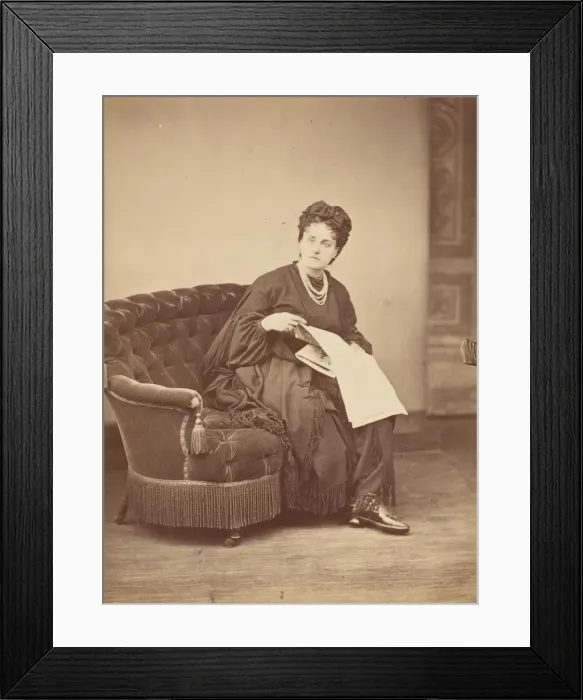 Framed Print : Serie a la Ristori, 1860s. Creator: Pierre-Louis Pierson Framed Print : Serie a la Ristori, 1860s. Creator: Pierre-Louis Pierson