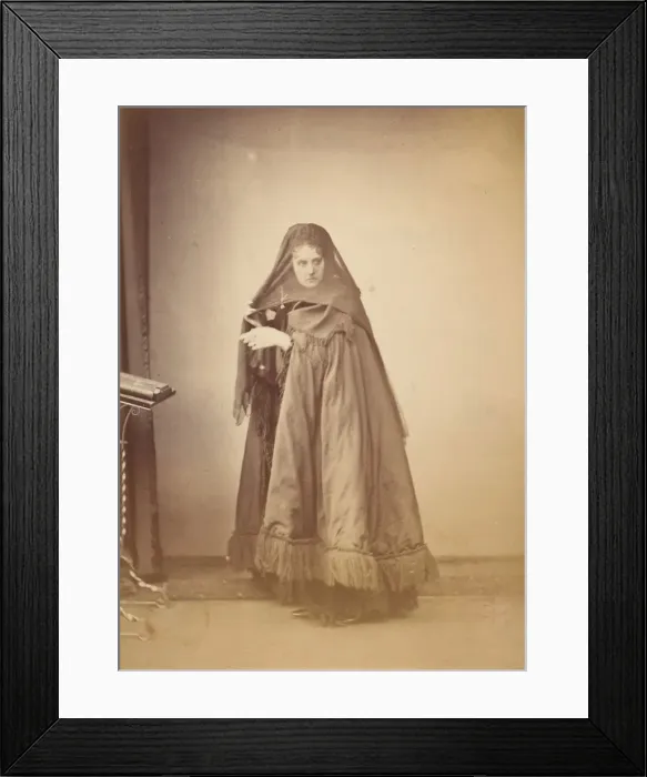 Framed Print : Serie a la Ristori, 1860s. Creator: Pierre-Louis Pierson Framed Print : Serie a la Ristori, 1860s. Creator: Pierre-Louis Pierson
