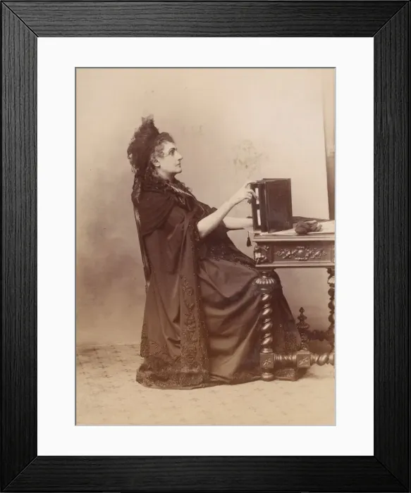 Framed Print : A la Barre, September 1, 1893. Creator: Pierre-Louis Pierson Framed Print : A la Barre, September 1, 1893. Creator: Pierre-Louis Pierson