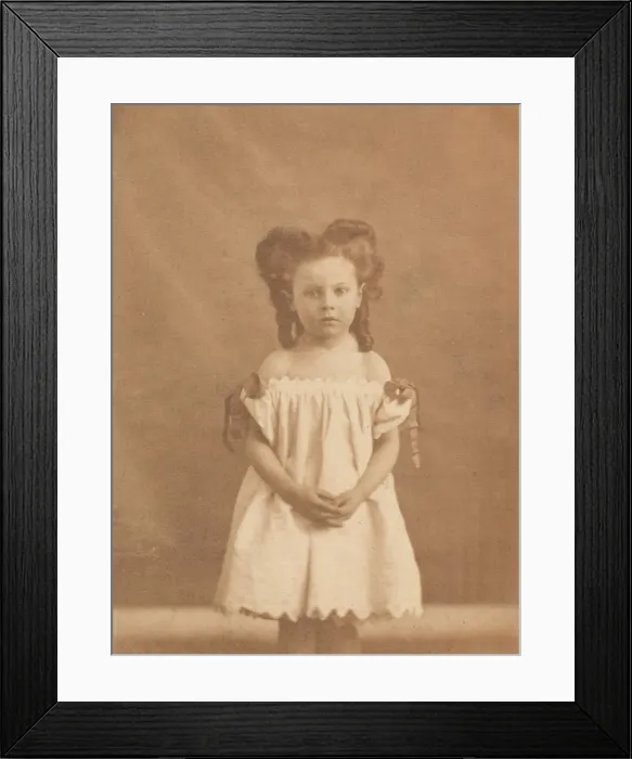 Framed Print : La frisure, 1860s. Creator: Pierre-Louis Pierson Framed Print : La frisure, 1860s. Creator: Pierre-Louis Pierson