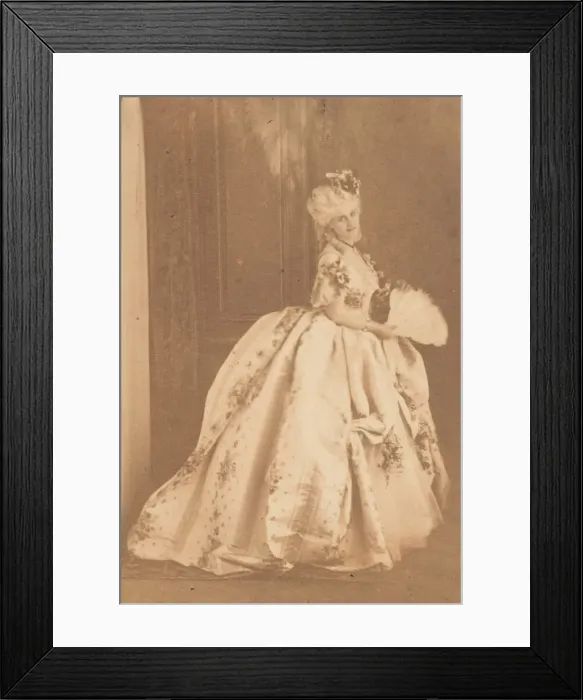 Framed Print : Mathilde (autre), 1860s. Creator: Pierre-Louis Pierson Framed Print : Mathilde (autre), 1860s. Creator: Pierre-Louis Pierson