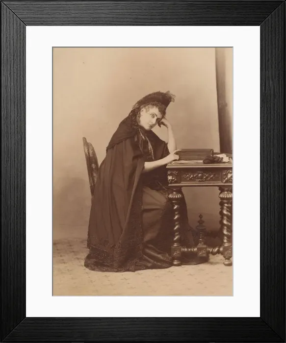 Framed Print : Au Bureau, September 1, 1893. Creator: Pierre-Louis Pierson Framed Print : Au Bureau, September 1, 1893. Creator: Pierre-Louis Pierson