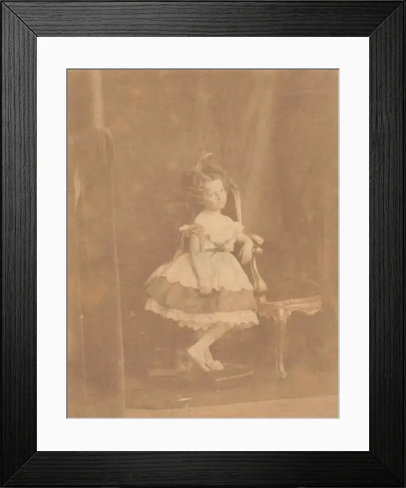 Framed Print : Le fauteuil, 1860s. Creator: Pierre-Louis Pierson Framed Print : Le fauteuil, 1860s. Creator: Pierre-Louis Pierson