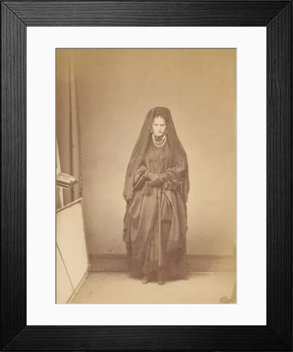 Framed Print : Serie a la Ristori, 1860s. Creator: Pierre-Louis Pierson Framed Print : Serie a la Ristori, 1860s. Creator: Pierre-Louis Pierson