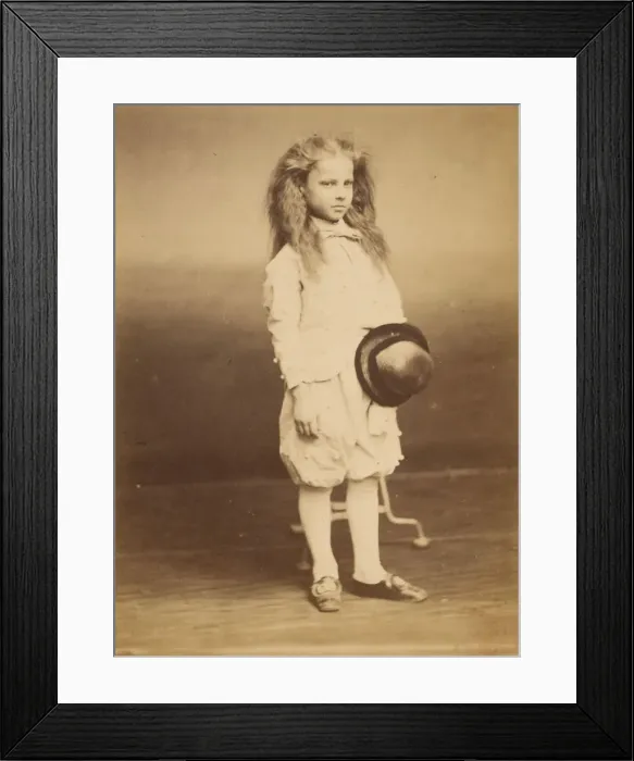 Framed Print : L Enfant blanc, 1860s. Creator: Pierre-Louis Pierson Framed Print : L Enfant blanc, 1860s. Creator: Pierre-Louis Pierson