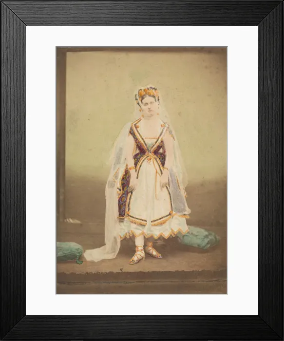 Framed Print : [La Comtesse in robe de piqueor as Judith (?)], 1860s