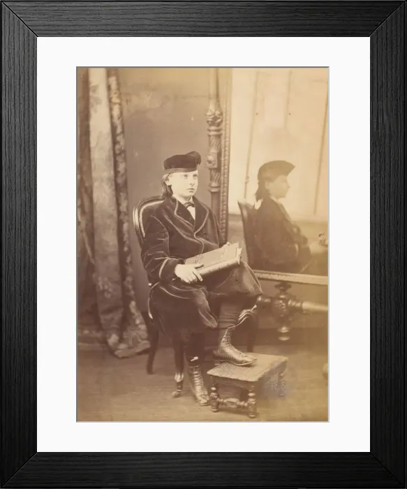 Framed Print : Le petit Russe, 1860s. Creator: Pierre-Louis Pierson Framed Print : Le petit Russe, 1860s. Creator: Pierre-Louis Pierson