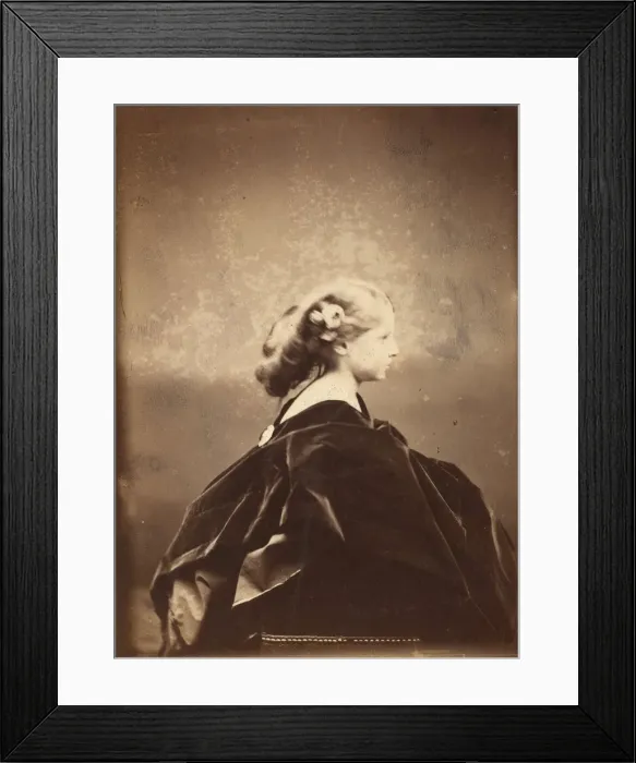 Framed Print : La fillette, 1860s. Creator: Pierre-Louis Pierson Framed Print : La fillette, 1860s. Creator: Pierre-Louis Pierson