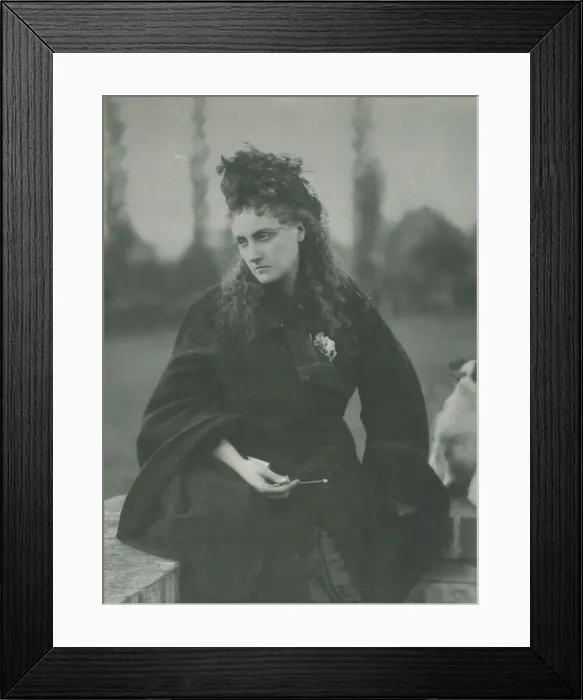 Framed Print : Les Chiens, 1860s. Creator: Pierre-Louis Pierson Framed Print : Les Chiens, 1860s. Creator: Pierre-Louis Pierson