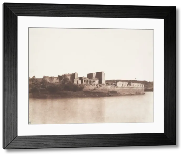 Framed Print : Ile de Fileh (Philae), Vu Generale Prise du Nord-Ouest au Point A, 1851-52 Framed Print : Ile de Fileh (Philae), Vu Generale Prise du Nord-Ouest au Point A, 1851-52