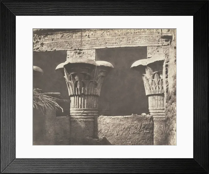 Framed Print : Esneh (Latopolis), Construction Ensablee - Architrave, Futs et Chapiteaux Framed Print : Esneh (Latopolis), Construction Ensablee - Architrave, Futs et Chapiteaux