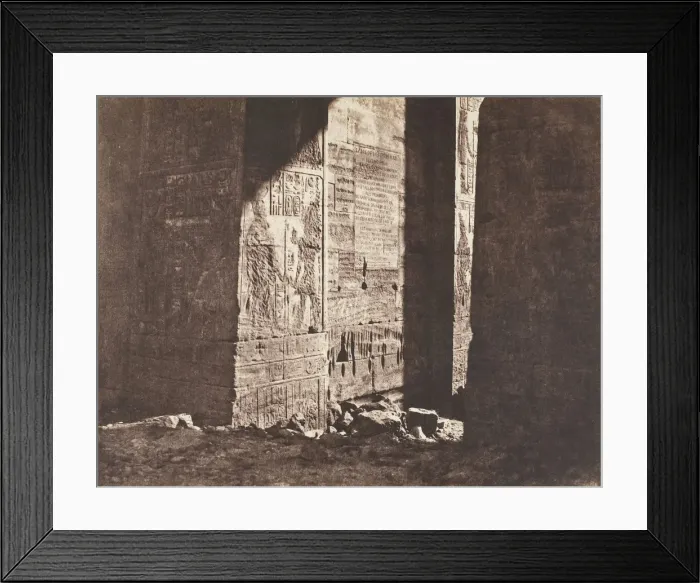Framed Print : Ile de Fileh (Philae), Premier Pylone, Inscription Francaise Gravé Framed Print : Ile de Fileh (Philae), Premier Pylone, Inscription Francaise Gravé